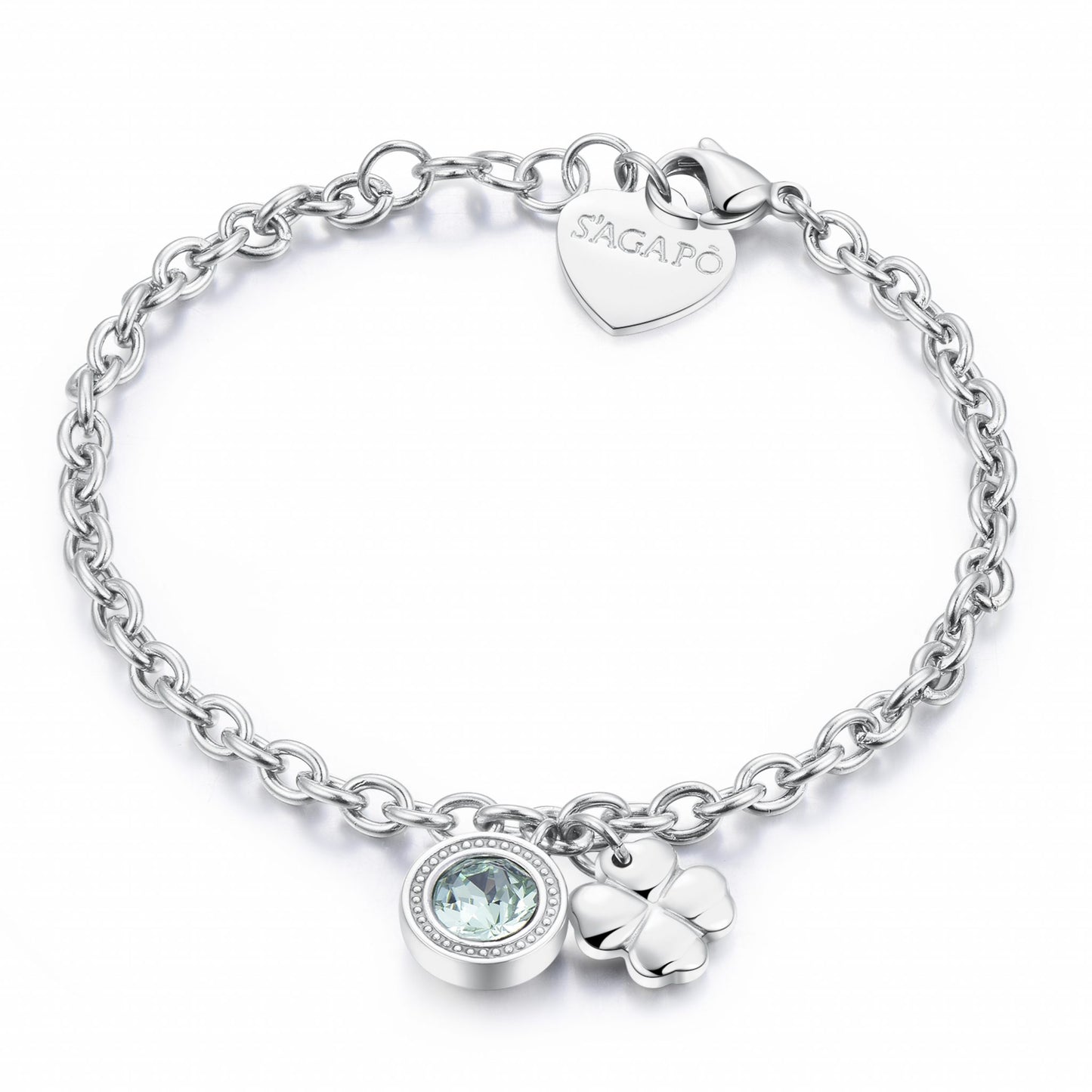 Bracciale S'Agapò donna Lucky Light Quadrifoglio