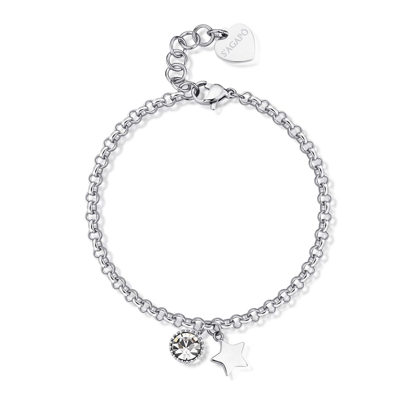 Bracciale S'Agapò Donna LUCKY LIGHT Stella