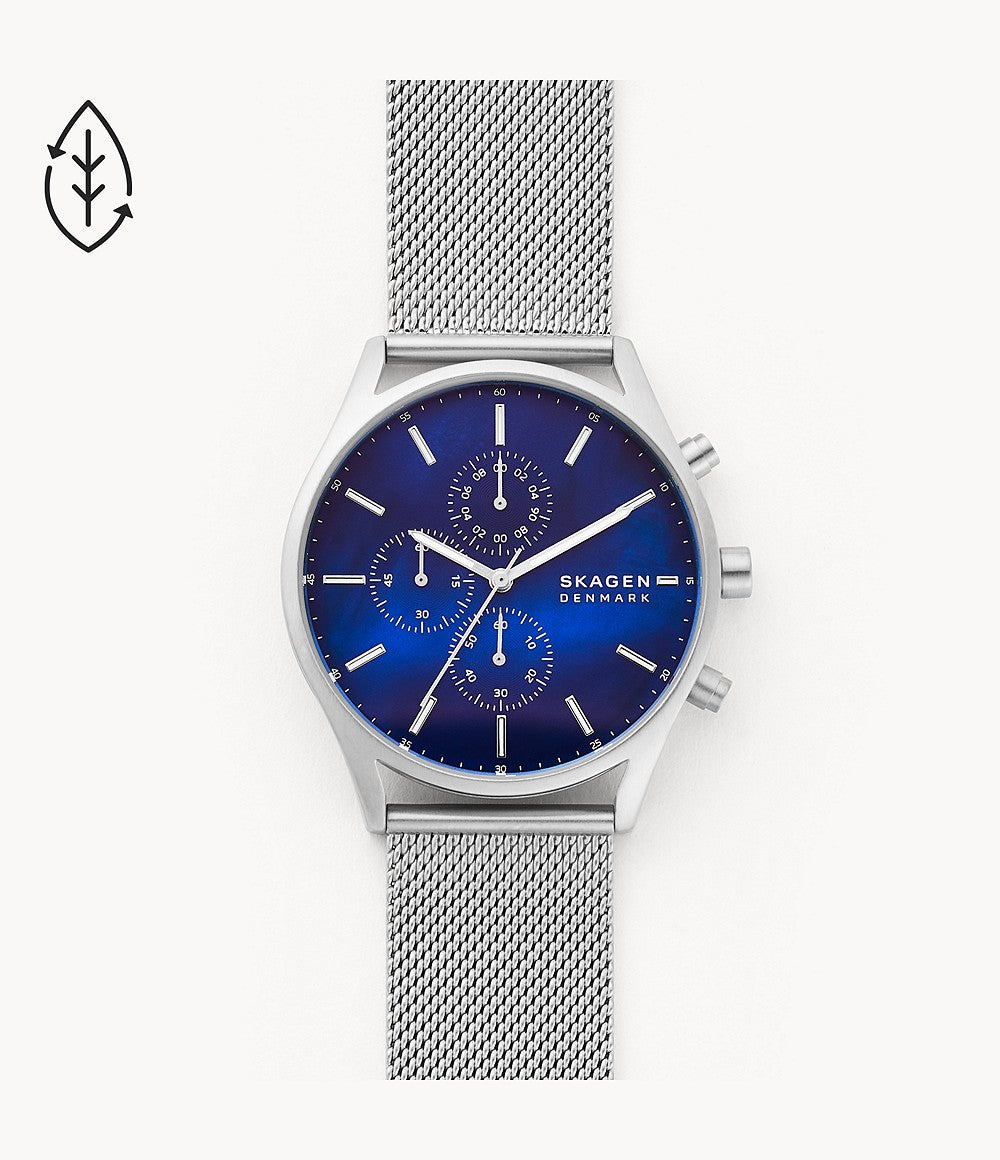 Orologio Skagen uomo Holst Chronograph Silver