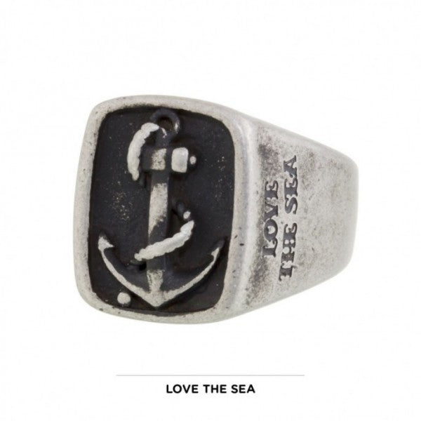 Anello Marlù uomo ancora brunito