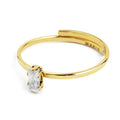Anello Marlù donna Cristallo baguette bianco