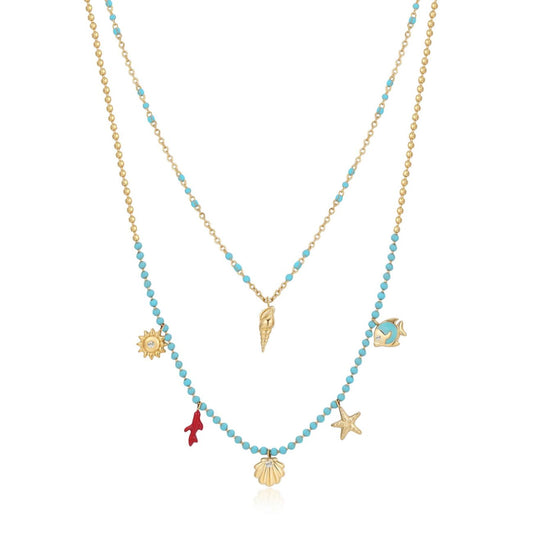 Collana Brosway donna Chant Conchiglie,stella marina,pesce,sole