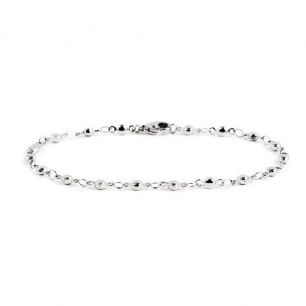 BRACCIALE MARLU' DONNA ACCIAIO CATENA CON SFERE