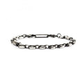 Bracciale Marlù uomo brunito catena marine 7mm