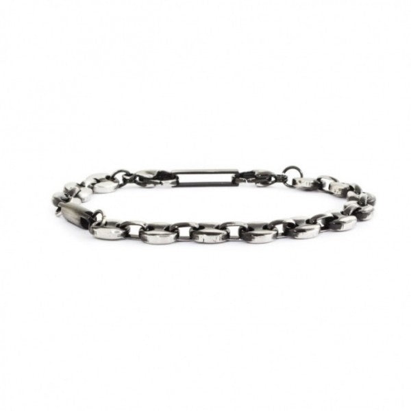 Bracciale Marlù uomo brunito catena marine 7mm
