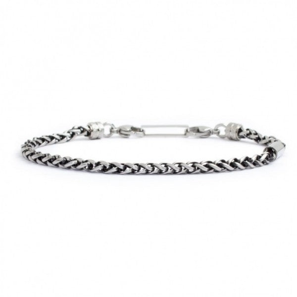 Bracciale Marlù uomo brunito catena sonaglio