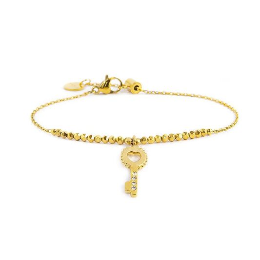 Bracciale Marlù donna con chiave pendente e cristalli