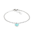 Bracciale Marlù donna sfere e cuore smaltato