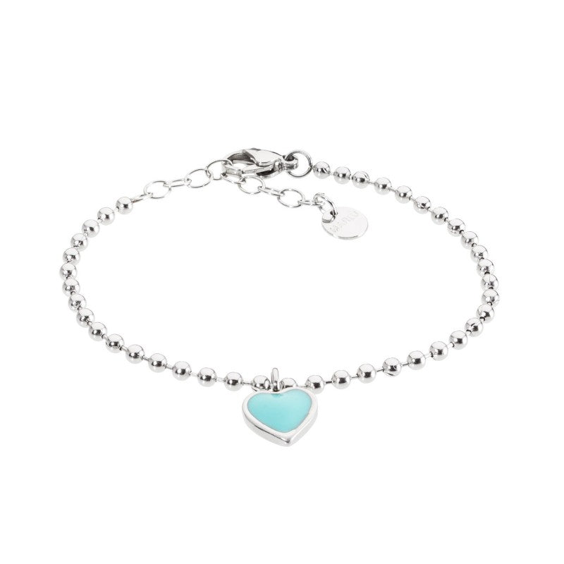 Bracciale Marlù donna sfere e cuore smaltato