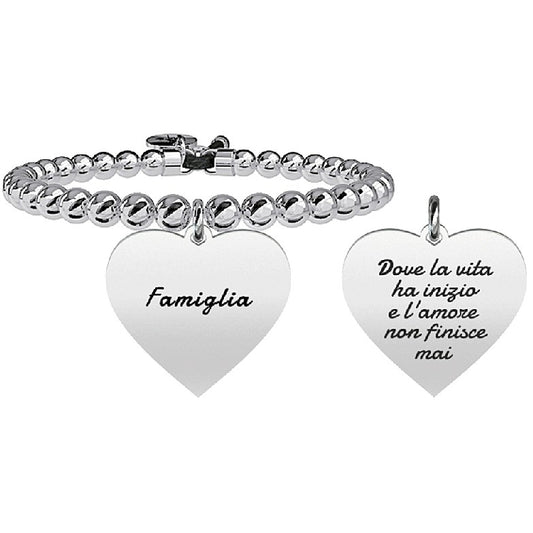 Bracciale Kidult donna Cuore-Famiglia