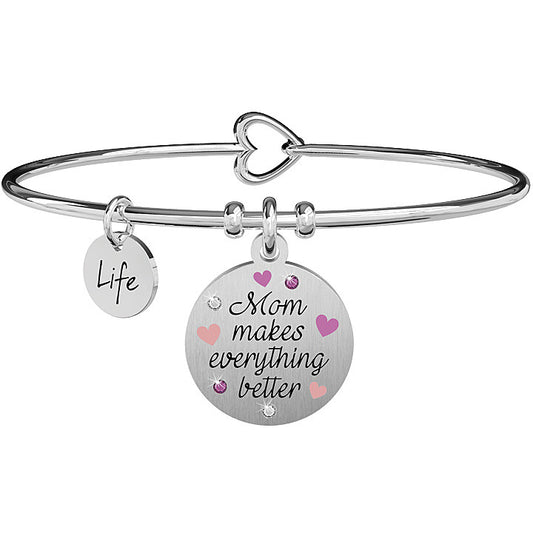 Bracciale Kidult donna "Mom makes everything better"