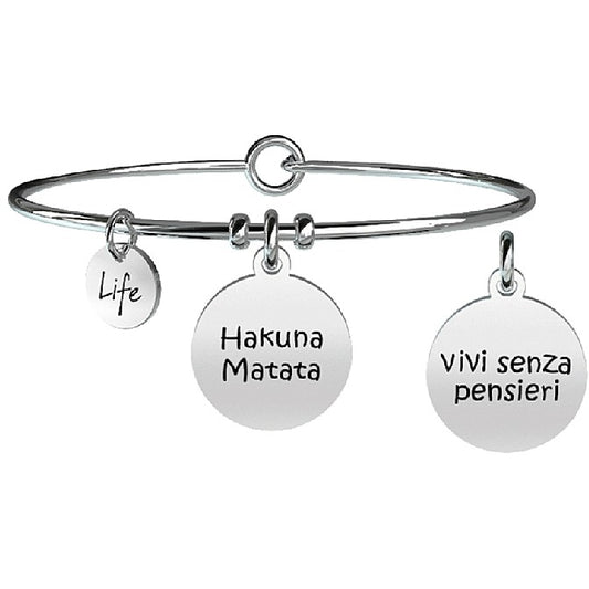 Bracciale Kidult donna Hakuna Matata-Senza pensieri