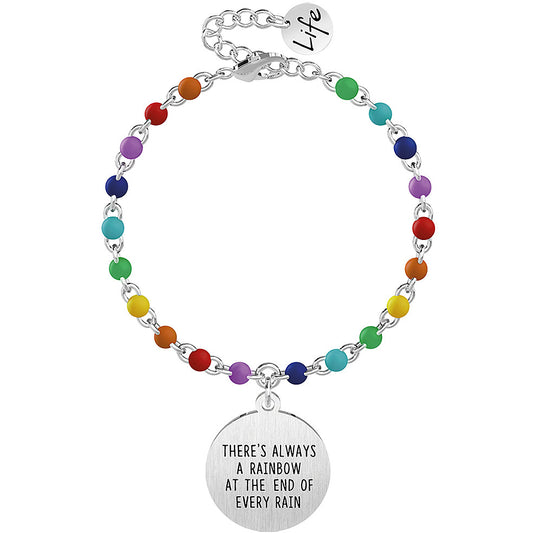 Bracciale Kidult donna "There's always a rainbow.."