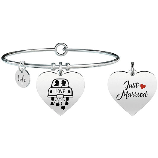 Bracciale Kidult donna Cuore-Just married