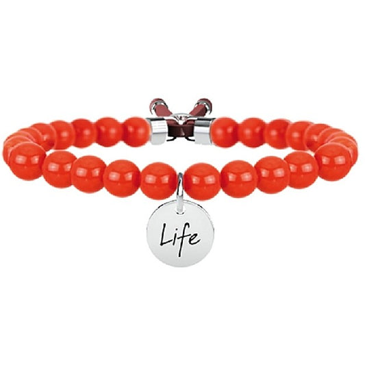 Bracciale Kidult donna Rosso corallo-Sensualità