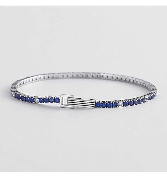 Bracciale Mabina uomo Tennis blu