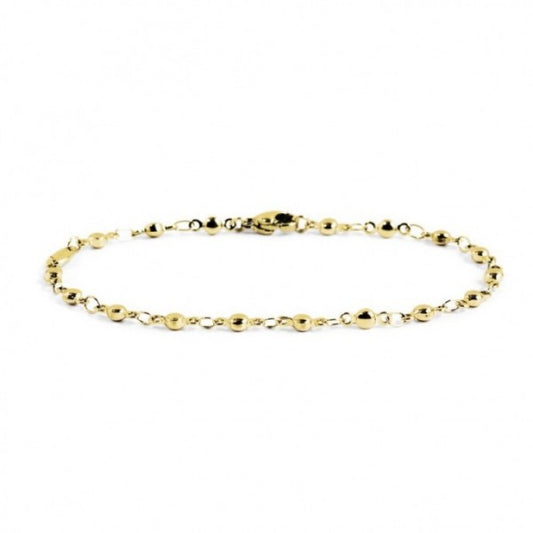 BRACCIALE MARLU' DONNA ORO CATENA CON SFERE