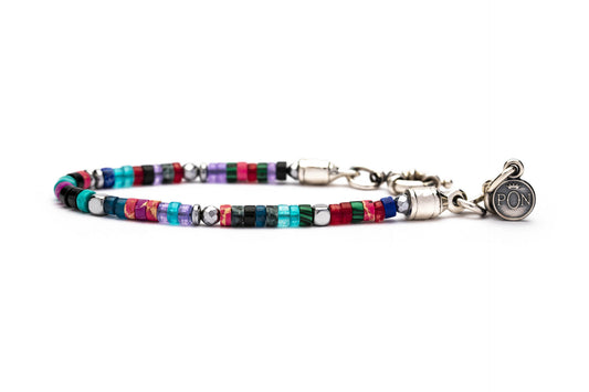 Bracciale Portonovo donna pietre naturali rosa onice