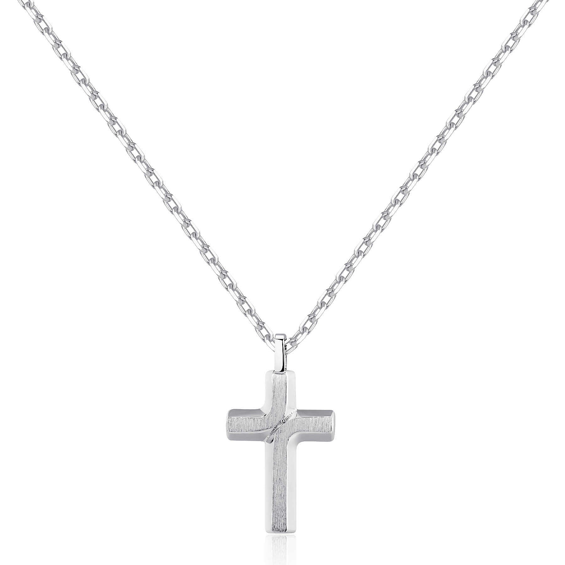 Collana Brosway uomo croce BACKLINER