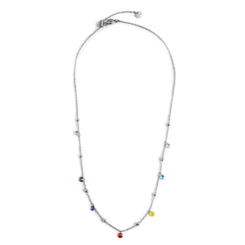 Collana Marlù donna cristalli colorati e sfere