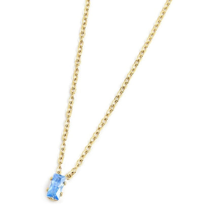 Collana Marlù donna Cristallo baguette acquamarina