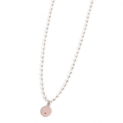 Collana Marlù Donna con pendente 'Albero dei Valori' con perle bianche PVD Rosè