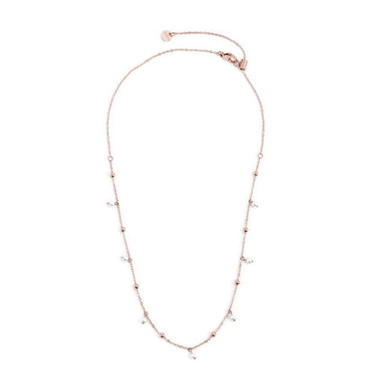 Collana Marlù donna Perle 3,30mm e sfere con catena 44cm