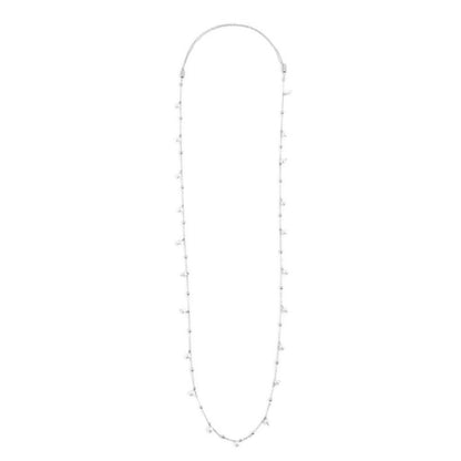 Collana Marlù donna Perle 3,30mm e sfere con catena 90cm