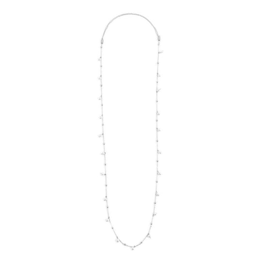 Collana Marlù donna Perle 3,30mm e sfere con catena 90cm