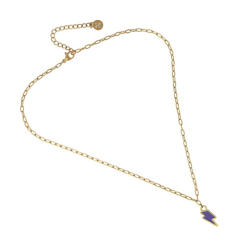 Collana Donna Anartxy Enamel Fulmine