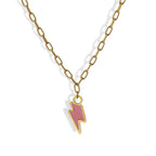 Collana Donna Anartxy Enamel Fulmine