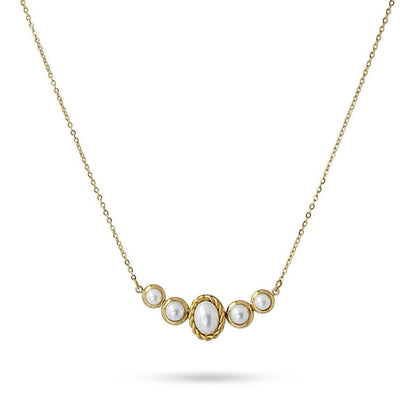 Collana Donna Anartxy Stone & Pearl Cinque Perle