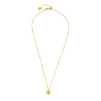 Collana Marlù donna con cuore pendente e cristallo rosso