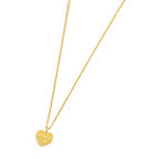 Collana Marlù donna con cuore pendente e cristallo rosso