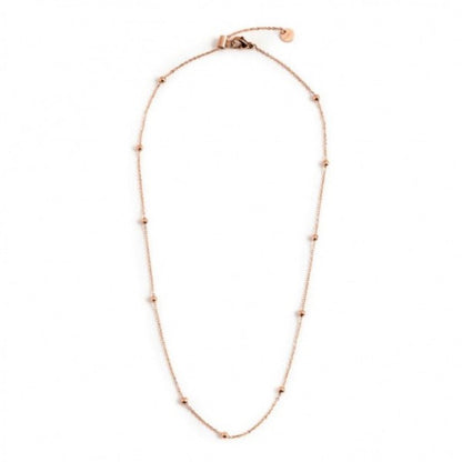 Collana Marlù Donna PVD ROSE CON SFERE
