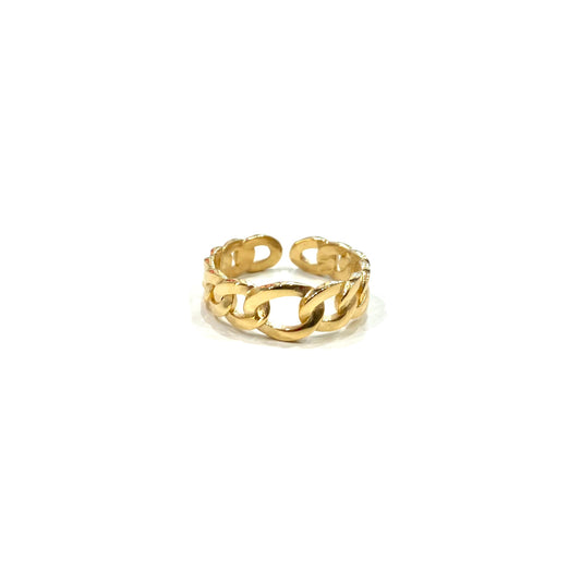 Link ring gold Vivian