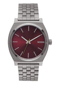 Orologio Nixon Time Teller Gunmetal / Deep Burgundy