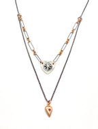 Collana Sacramore cuore vintage
