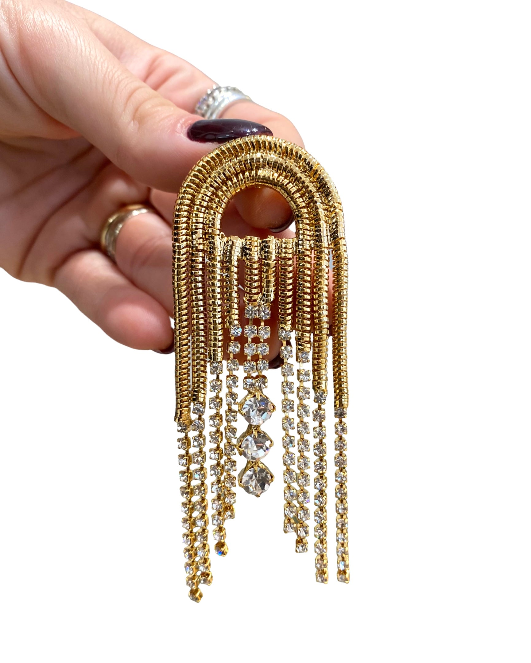 Orecchini Diamond Accessori Cascata Crystal