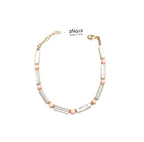 Bracciale donna Alisia Madreperla e pietre Rosa
