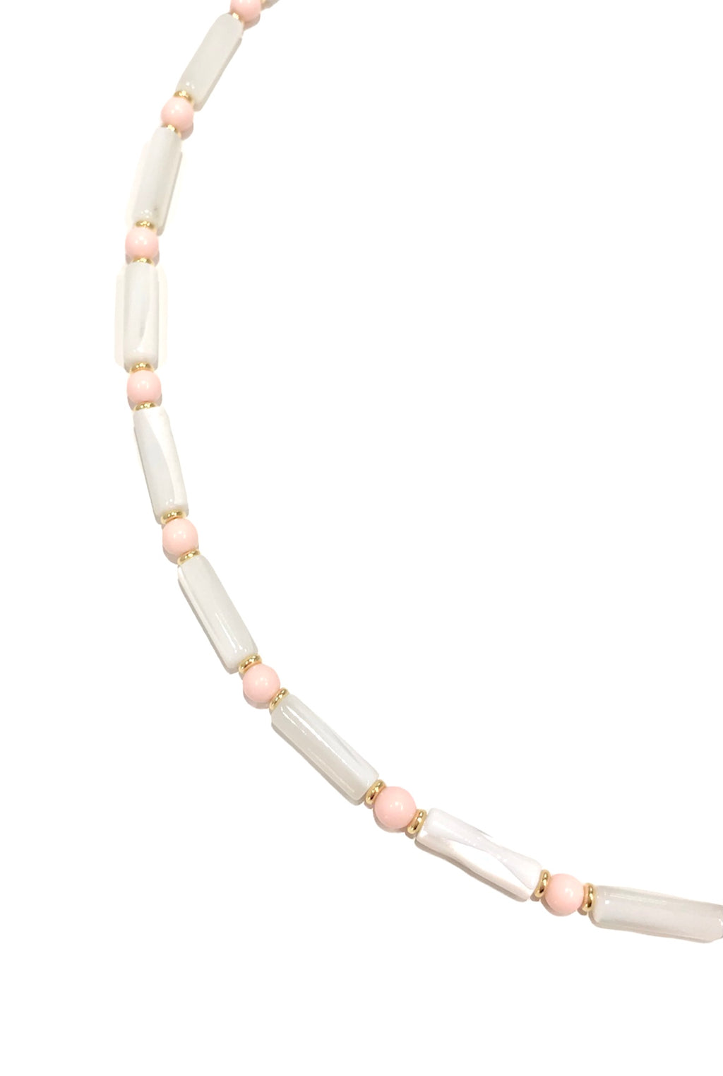 Collana donna Alisia tubi Madreperla