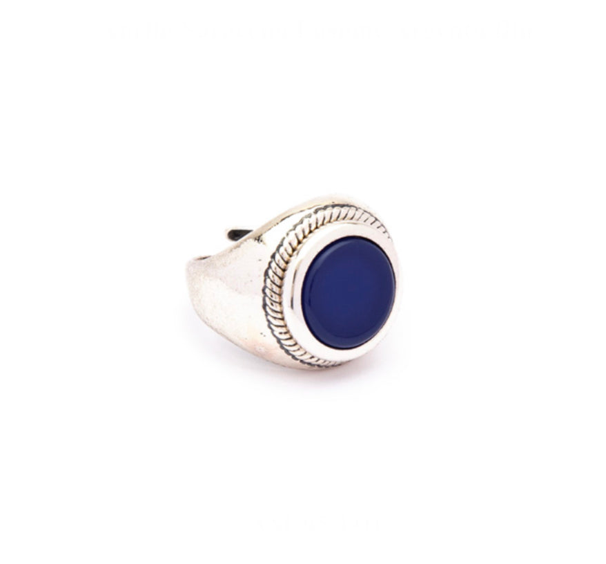 Anello donna Portonovo saraceno blu