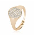Anello Mabina Chevalier pavè oro