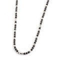 Collana Marlù uomo agata nera