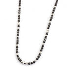 Collana Marlù uomo agata nera