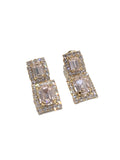 Orecchini Diamond Accessori Square Rosa Cipria