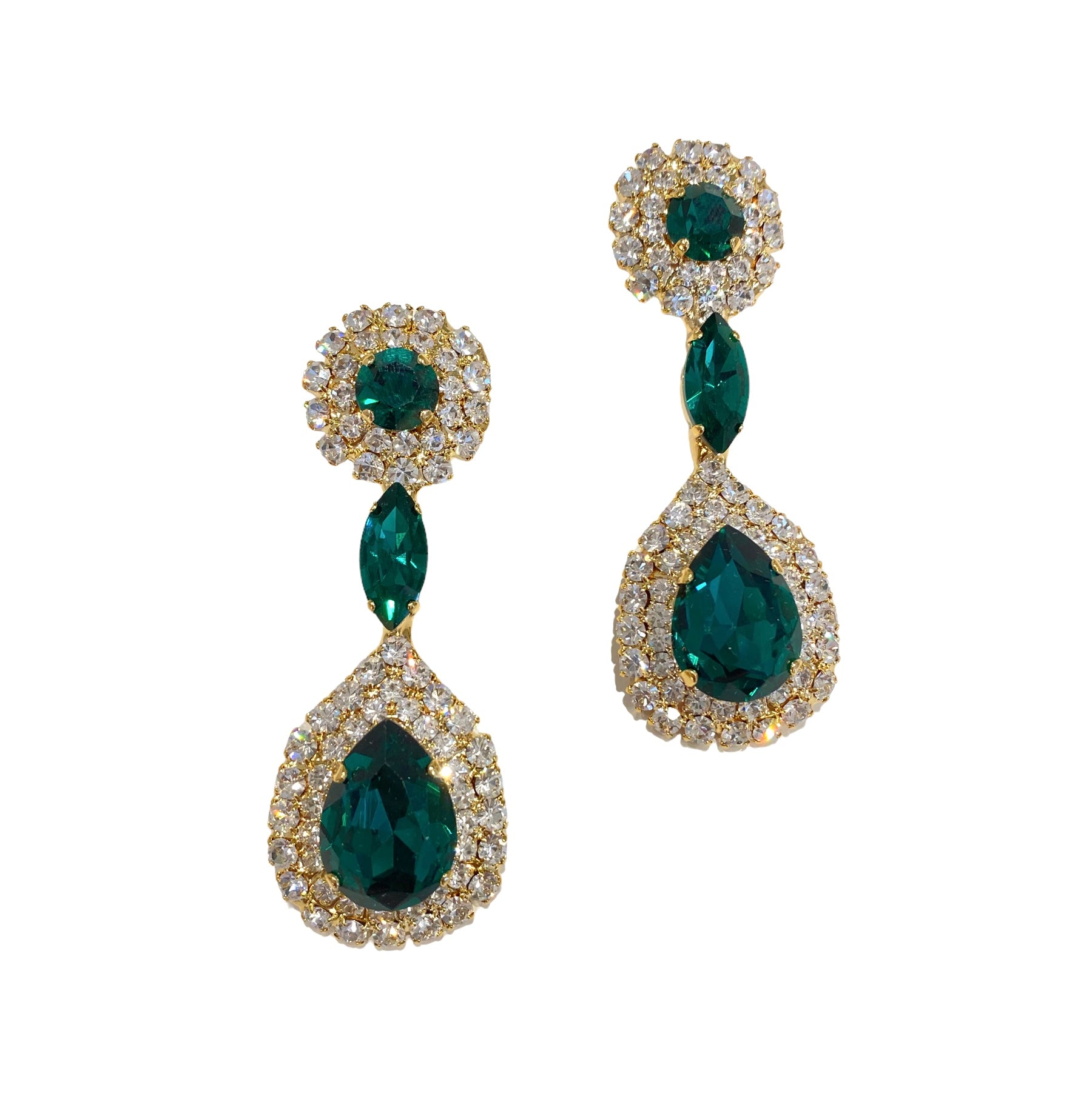 Orecchini donna Diamond Accessori Emerald