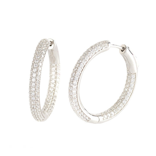 Orecchini Mabina cerchi e zirconi