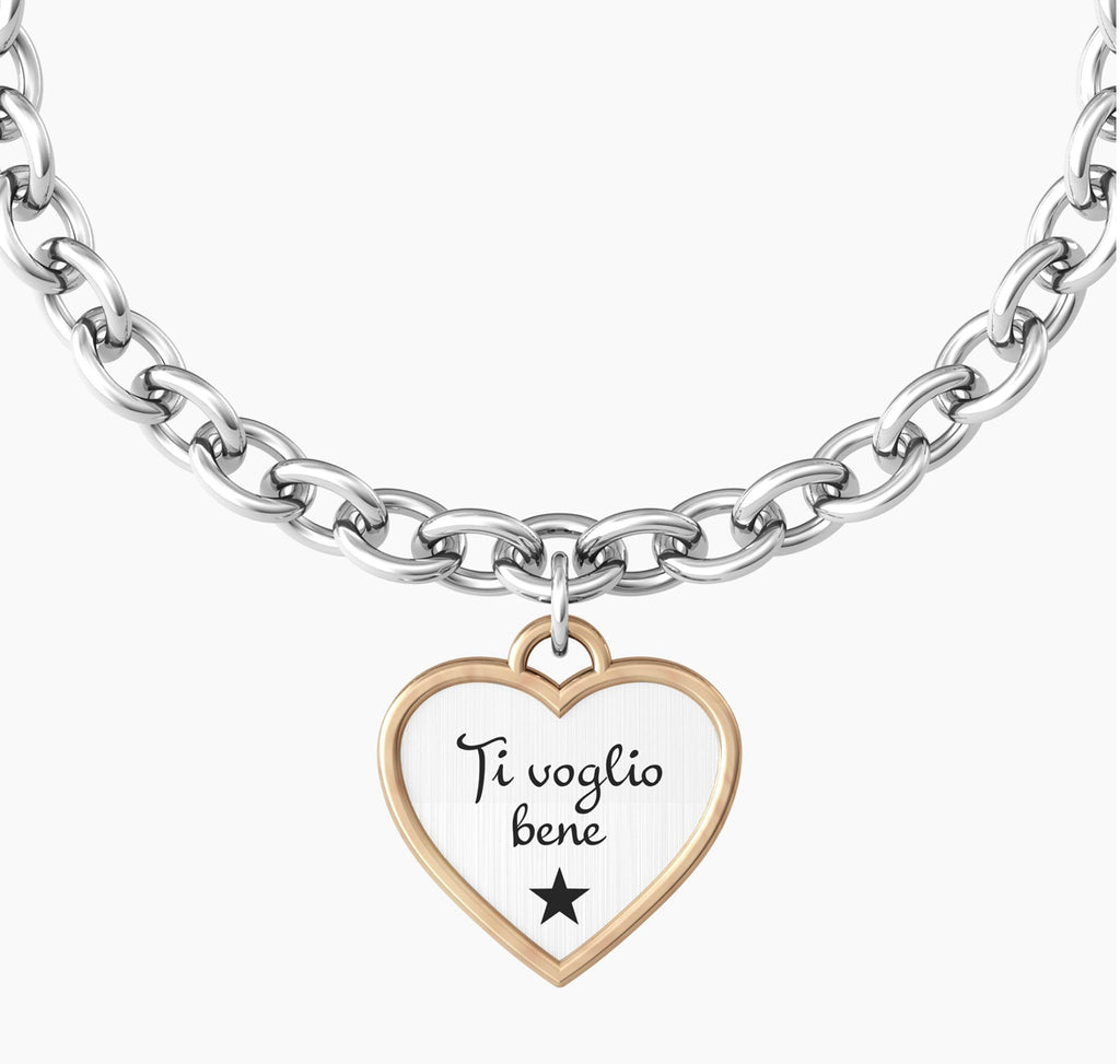 Bracciale donna kidult CUORE | ZIA TI VOGLIO BENE