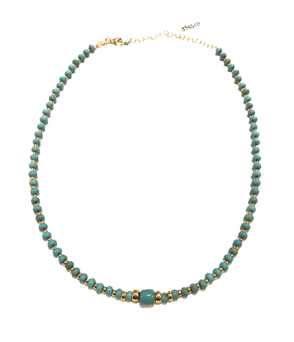 Collana donna Alisia Turchese e Oro